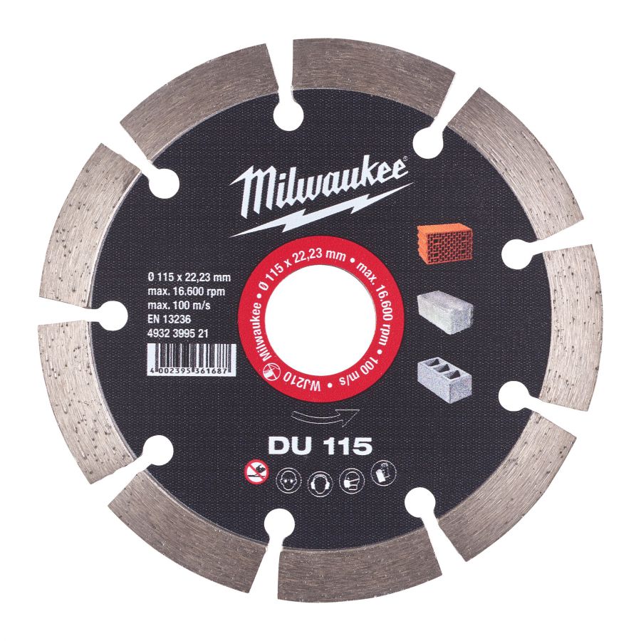 Diamanttrennscheibe DU 115 mm Universal - 1 Stück